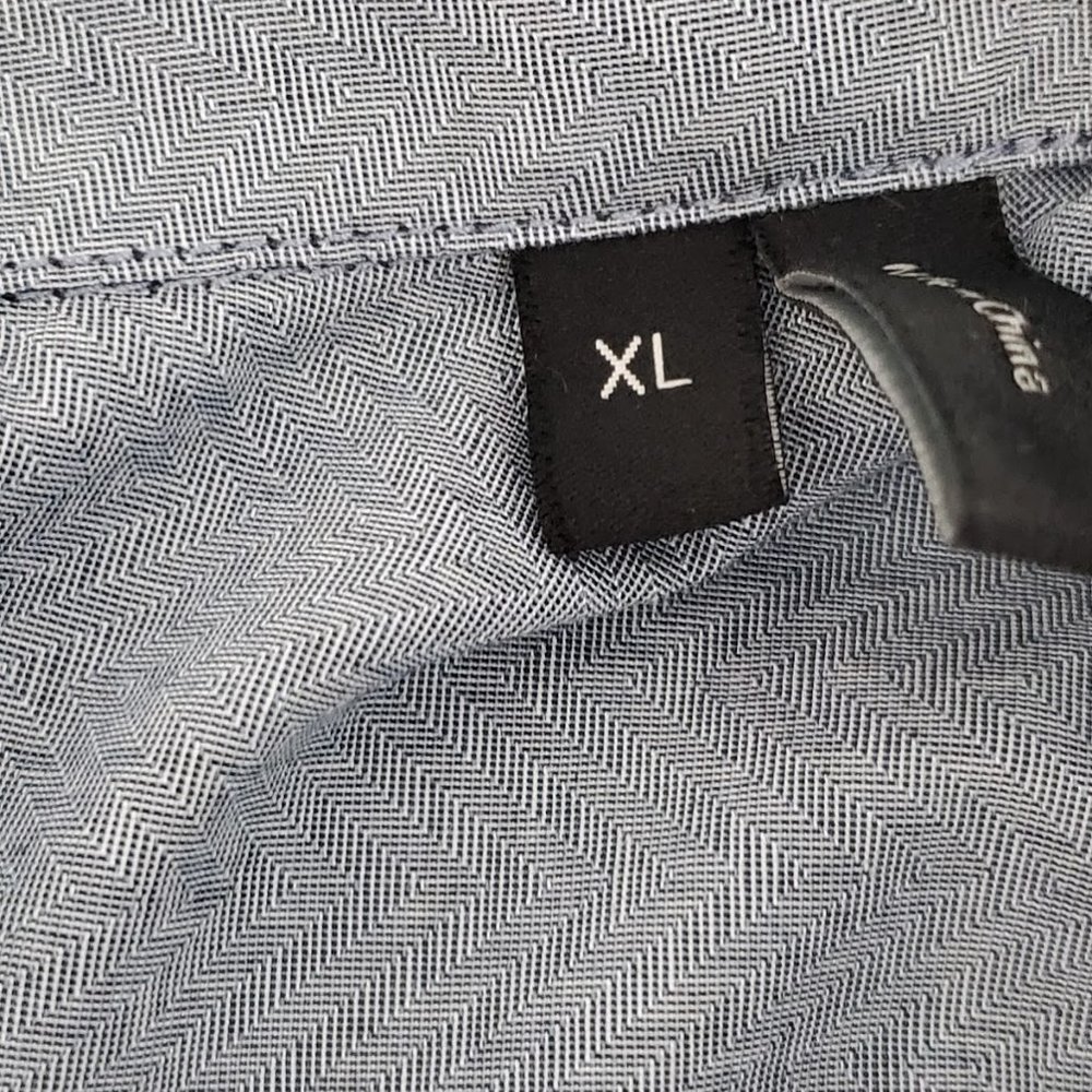 THEORY zack casual shirt gray Sz XL - Picture 5 of 6